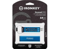 Kingston 64GB IronKey Keypad 200 FIPS 140-3 Lvl 3 AES-256 - 1070341 - zdjęcie 3