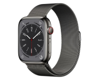 Apple Watch 8 45/Graphite Steel/Graphite Milanese Loop LTE - 1071014 - zdjęcie 1
