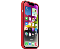 Apple Silikonowe etui z MagSafe iPhone 14 (PRODUCT)RED - 1070982 - zdjęcie 3