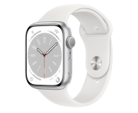 Apple Watch 8 45/Silver Aluminum/White Sport GPS - 1071050 - zdjęcie 1