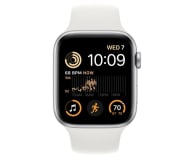Apple Watch SE 2 44/Silver Aluminum/White Sport GPS - 1071041 - zdjęcie 2