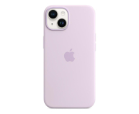 Apple Silikonowe etui z MagSafe iPhone 14 Plus liliowe - 1070997 - zdjęcie 1