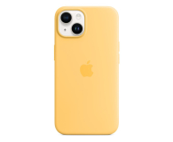 Apple Silikonowe etui z MagSafe iPhone 14 zółte - 1070990 - zdjęcie 1