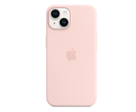 Apple Silikonowe etui z MagSafe iPhone 14 Plus różowe - 1070995 - zdjęcie 1