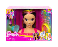 Barbie Głowa do stylizacji Neonowa tęcza Czarne włosy - 1102512 - zdjęcie 1