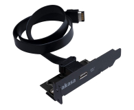 Akasa Low Profile PCI Bracket USB 3.1 Typ C - 1187006 - zdjęcie 1