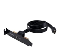Akasa Low Profile PCI Bracket USB 3.1 Typ C - 1187006 - zdjęcie 2
