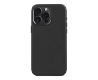 Decoded Leather Back Cover do iPhone 15 Pro Max black - 1187388 - zdjęcie 1