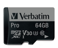 Verbatim 64GB microSDXC Pro 90MB/s - 1189572 - zdjęcie 1