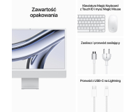 Apple iMac 24 M3/24GB/1TB/MacOS Retina 4,5K Srebrny 10R GPU - 1193322 - zdjęcie 9