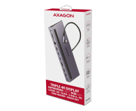 Axagon Wieloportowy hub USB 5Gbps, 3x USB-A, 2x HDMI + DP + GLAN, - 1185555 - zdjęcie 4