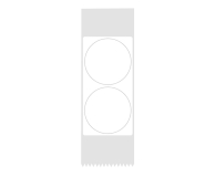 NIIMBOT Etykiety termiczne naklejki 14x28mm, 200szt. białe okrągłe - 1197626 - zdjęcie 2