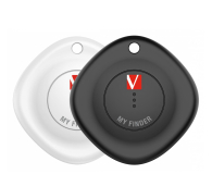 Verbatim My Finder Bluetooth NFC dwupak biały/czarny - 1199654 - zdjęcie 1