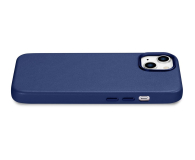 iCarer Leather Case do iPhone 14 Plus (MagSafe) niebieski - 1201097 - zdjęcie 5