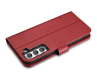 iCarer Haitang Wallet Leather Case do Samsung Galaxy S22+ czerwony - 1201089 - zdjęcie 6