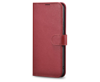 iCarer Haitang Wallet Leather Case do Samsung Galaxy S22+ czerwony - 1201089 - zdjęcie 1
