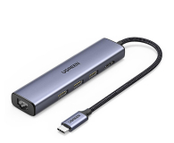 UGREEN USB-C - 3 x USB 3.0 / HDMI / Ethernet - 1200856 - zdjęcie 1