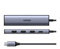 UGREEN USB-C - 3 x USB 3.0 / HDMI / Ethernet - 1200856 - zdjęcie 2