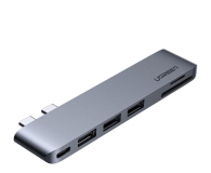 UGREEN 2 x USB-C - 3x USB 3.0 / TF / SD / USB Typ C do MacBook Pro - 1200844 - zdjęcie 1