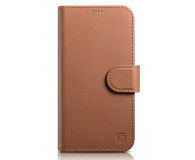 iCarer Wallet Case do iPhone 14 Plus (Anti-RFID) brązowy - 1201104 - zdjęcie 1
