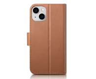 iCarer Wallet Case do iPhone 14 Plus (Anti-RFID) brązowy - 1201104 - zdjęcie 2