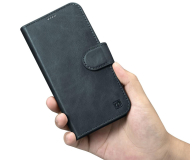 iCarer Wallet Case Oil Wax do iPhone 14 Pro (Anti-RFID) niebieski - 1201117 - zdjęcie 7