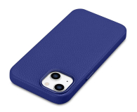 iCarer Litchi Leather Case do iPhone 14 Plus (MagSafe) granatowy - 1201098 - zdjęcie 3