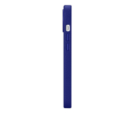 iCarer Litchi Leather Case do iPhone 14 Plus (MagSafe) granatowy - 1201098 - zdjęcie 4