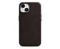 iCarer Premium Leather Case Oil Wax do iPhone 14 Plus (MagSafe) - 1201113 - zdjęcie 1