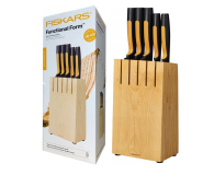 Fiskars Zestaw 5 noży kuchennych w bloku drewnianym 1062927 - 1193729 - zdjęcie 1