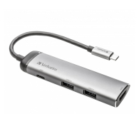 Verbatim USB-C - 2x USB 3.0, USB-C 3.1, HDMI 4K - 1192939 - zdjęcie 1