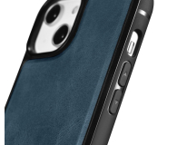 iCarer Leather Oil Wax do iPhone 14 Plus niebieski - 1201115 - zdjęcie 5