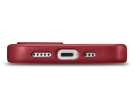 iCarer Leather Case do iPhone 14 Plus (MagSafe) czerwony - 1201111 - zdjęcie 6