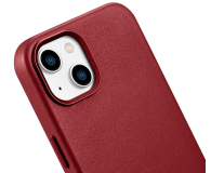 iCarer Leather Case do iPhone 14 Plus (MagSafe) czerwony - 1201111 - zdjęcie 4