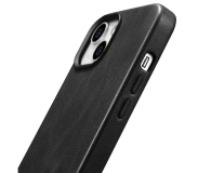 iCarer Premium Leather Case Oil Wax do iPhone 14 (MagSafe) czarny - 1201091 - zdjęcie 7