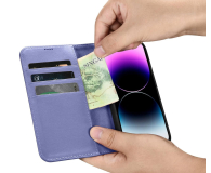 iCarer Wallet Case do iPhone 14 Pro (anti-RFID) fioletowy - 1201191 - zdjęcie 6