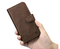 iCarer Wallet Case Oil Wax do iPhone 14 Plus (anti-RFID) brązowy - 1201152 - zdjęcie 6