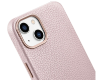 iCarer Litchi Premium Leather Case do iPhone 14 Plus (MagSafe) róż - 1201144 - zdjęcie 8