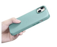 iCarer Litchi Premium LeatherCase do iPhone 14 Plus(MagSafe) green - 1201114 - zdjęcie 6