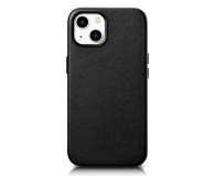 iCarer Leather Case do iPhone 14 (MagSafe) czarny - 1201086 - zdjęcie 1