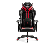 Diablo Chairs X-Ray 2.0 Normal Size Czarno-czerwony - 1208637 - zdjęcie 2