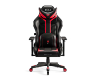 Diablo Chairs X-Ray 2.0 King Size Czarno-czerwony - 1208641 - zdjęcie 2