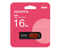 ADATA 16GB DashDrive Classic C008 czarno-czerwony USB 2.0 - 1202723 - zdjęcie 1