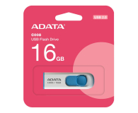 ADATA 16GB DashDrive Classic C008 biało-niebieski USB 2.0 - 1202722 - zdjęcie 1