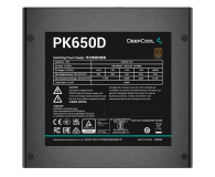 Deepcool PK650D 650W 80 Plus Bronze - 1201378 - zdjęcie 3