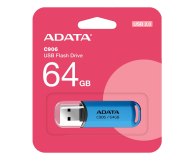 ADATA 64GB C906 niebieski USB 2.0 - 1202705 - zdjęcie 1