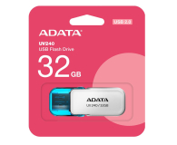 ADATA 32GB UV240 biały USB 2.0 - 1202695 - zdjęcie 1