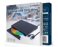 Gembird Napęd DVD na USB-C zewnętrzny, czarny - 1115566 - zdjęcie 3
