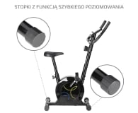 One Fitness Rower Magnetyczny RM8740 Czarny - 1121748 - zdjęcie 2