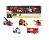 Simba Strażak Sam figurka i pięć pojazdów - 1125349 - zdjęcie 1
